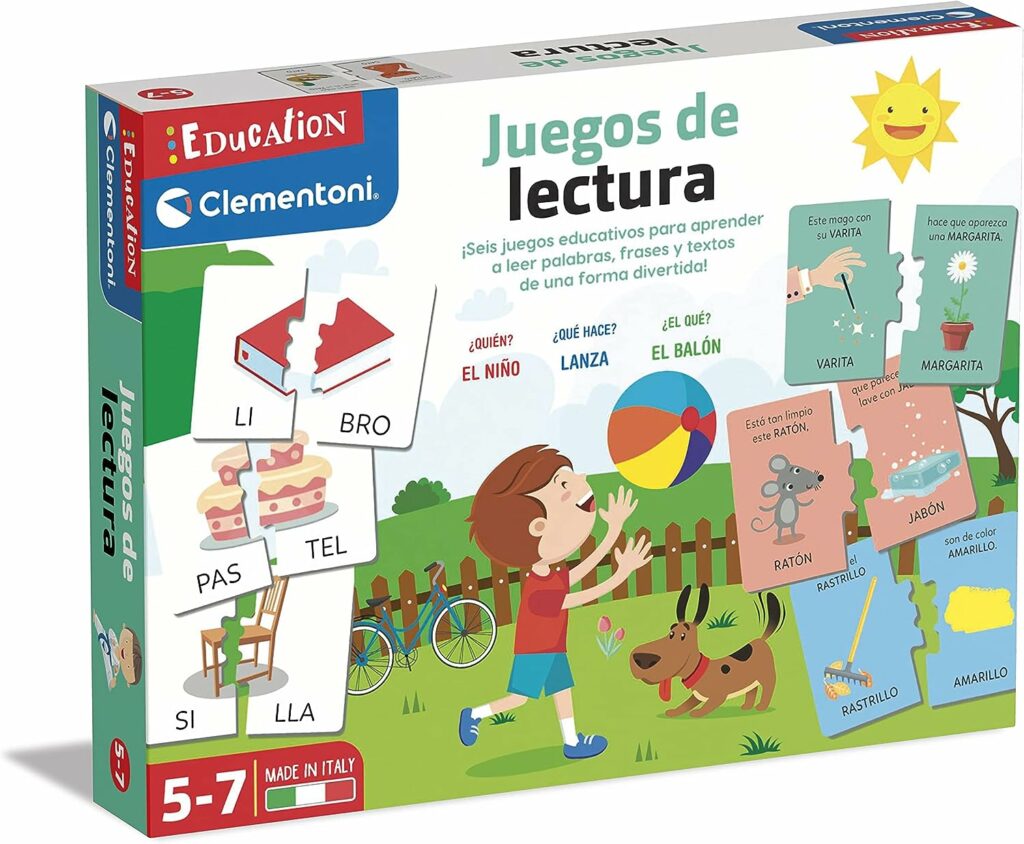 Clementoni - Juegos de Lectura - juego educativo aprender a leer