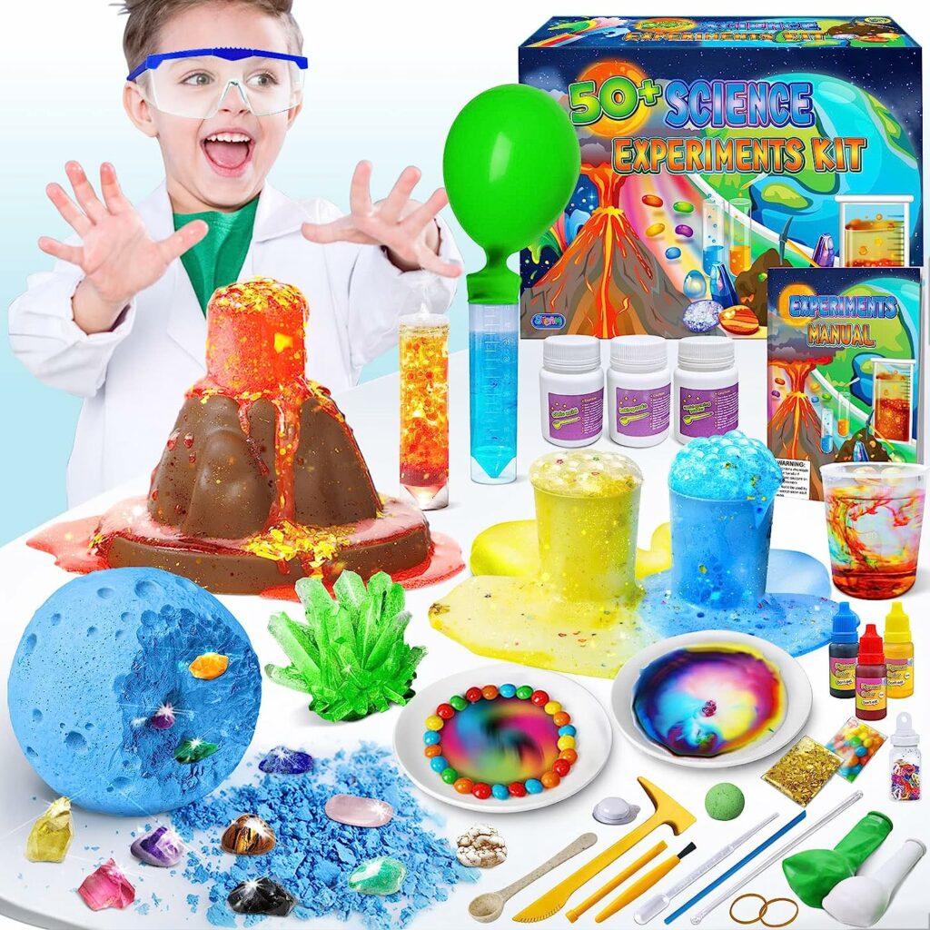UNGLINGA Kit Científico con 50+ Experimentos para Niños