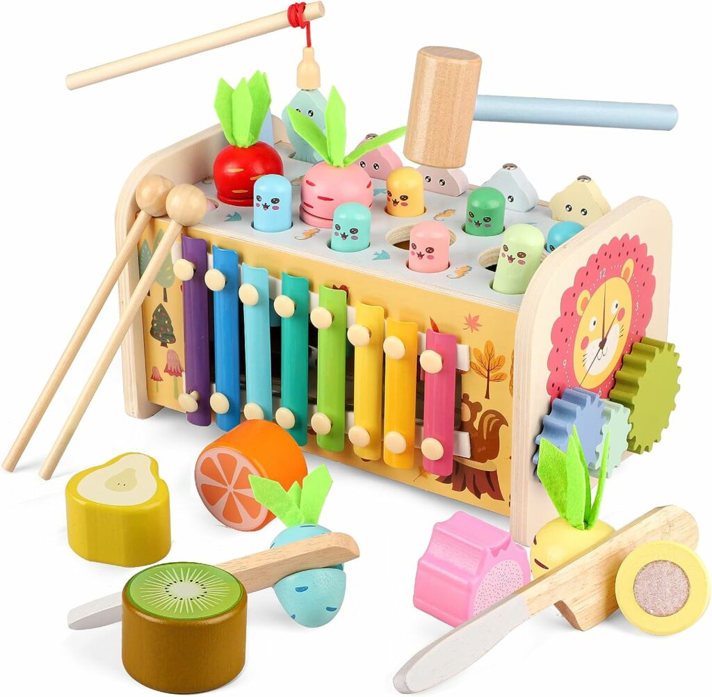 Zhcuves 9 en 1 Juguetes Montessori 1 Años